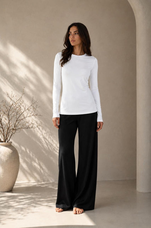 Basic Cotton Long Sleeve Top