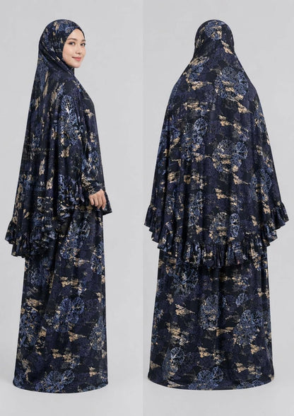 Prayer Set (Khimar + Skirt) – Cotton Viscose
