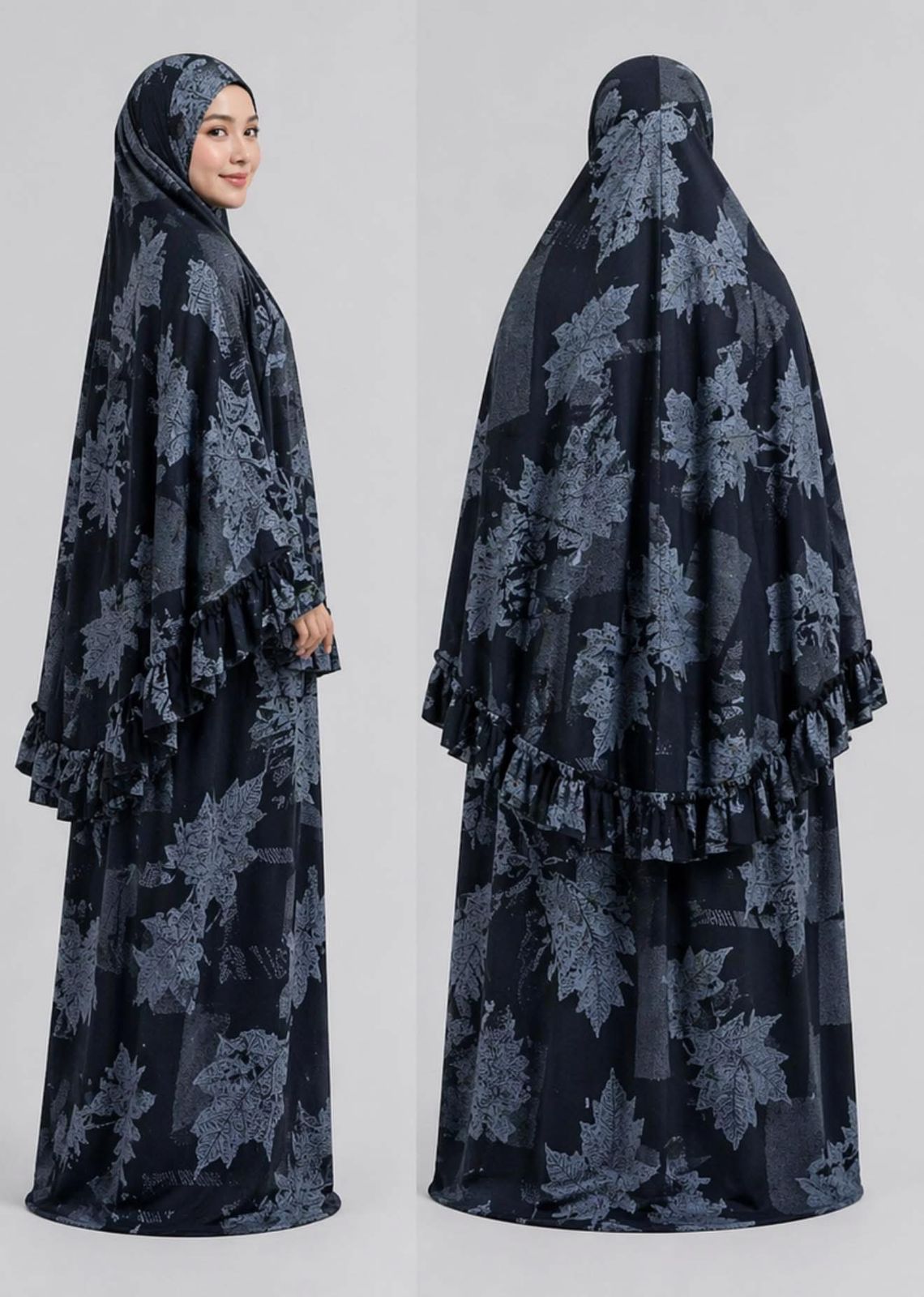Prayer Set (Khimar + Skirt) – Cotton Viscose