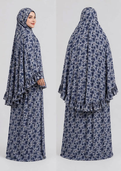 Prayer Set (Khimar + Skirt) – Cotton Viscose