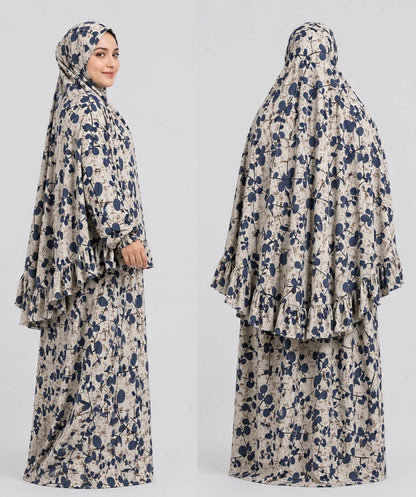 Prayer Set (Khimar + Skirt) – Cotton Viscose
