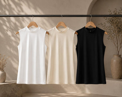 Basic Cotton Sleeveless Top